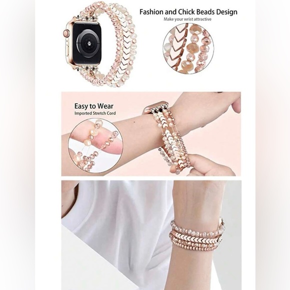 Beaded Apple Watch band